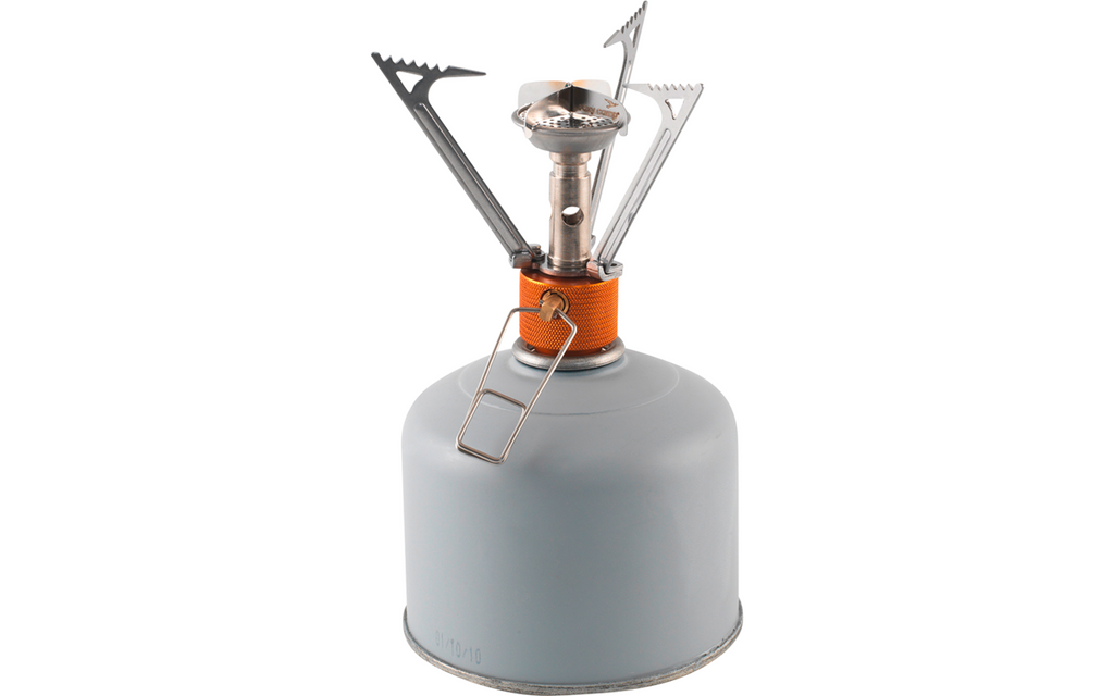 Bakside av Gasskoker Adventure Burner 4000 W, 104 g Easy Camp