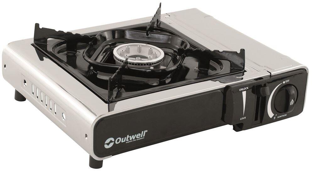 Gasskoker Appetizer Solo 2200W, rustfritt stål forfra