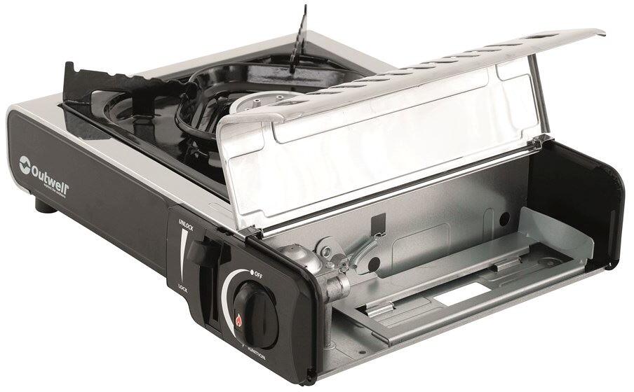 Bakside av Gasskoker Appetizer Solo 2200W, rustfritt stål
