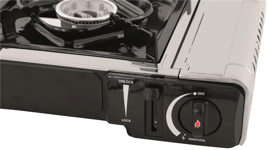 Detalj av tenning på Gasskoker Appetizer Solo 2200W, rustfritt stål