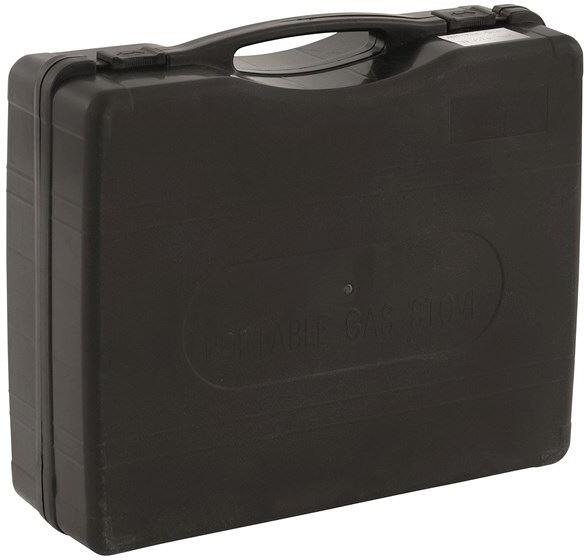 Nærbilde av gasspatronrom på Gasskoker Appetizer Solo 2200W, rustfritt stål