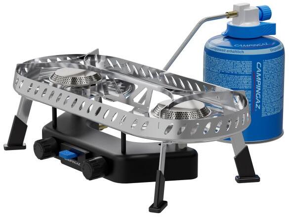 Bakside av Gasskoker Camp & Trek Connect 2kW 550g med piezotenning