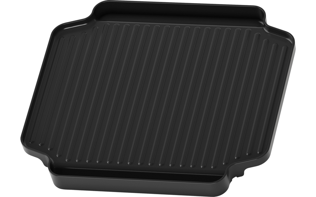 Nærbilde av Safety-Lock system på Gasskoker Camp'Bistro 3 med grillplate