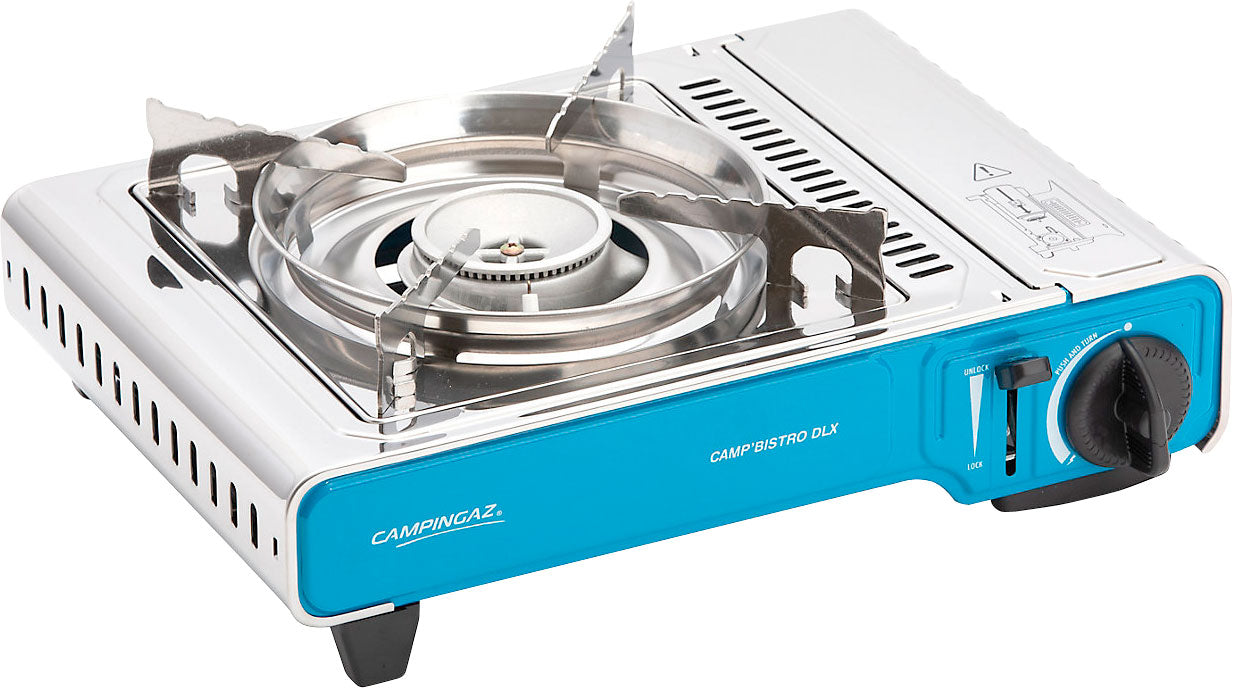 Gasskoker Camp'Bistro DLX 2200 W med koffert Campingaz sett forfra