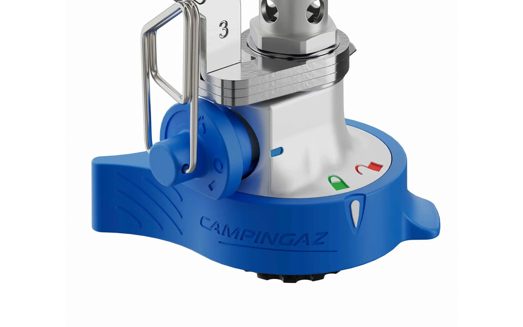 Gasskoker Camping Connect CV 1250 W inkl. bakside og tilkobling