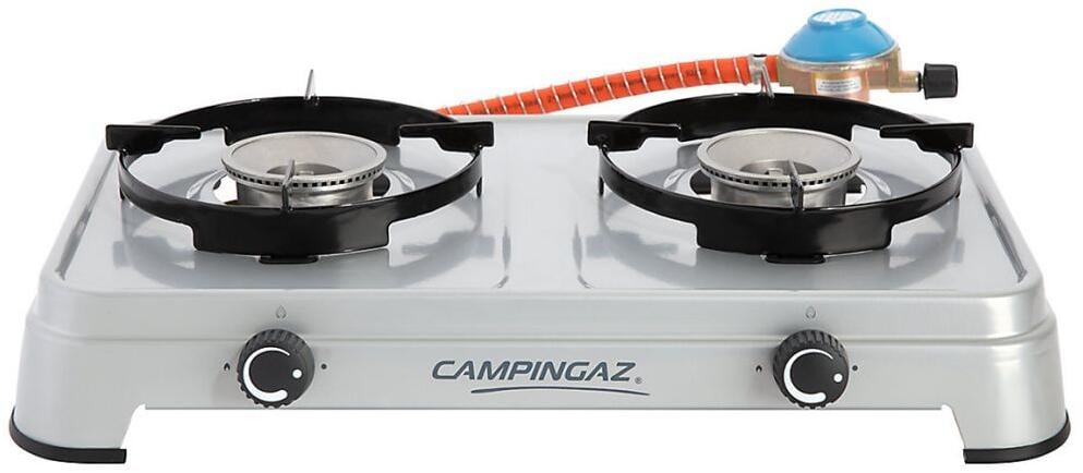 Gasskoker Camping Cook CV 2-brenner 3600W forfra
