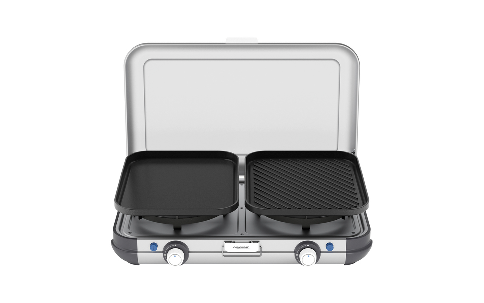 Nærbilde av piezo-tenning på Gasskoker Camping Kitchen 2 Grill & Go