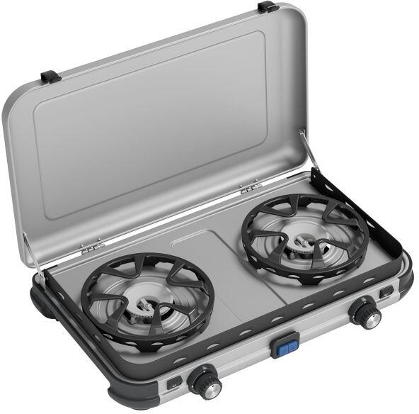 Gasskoker Camping Kitchen 2 Maxi 2-brenner forfra
