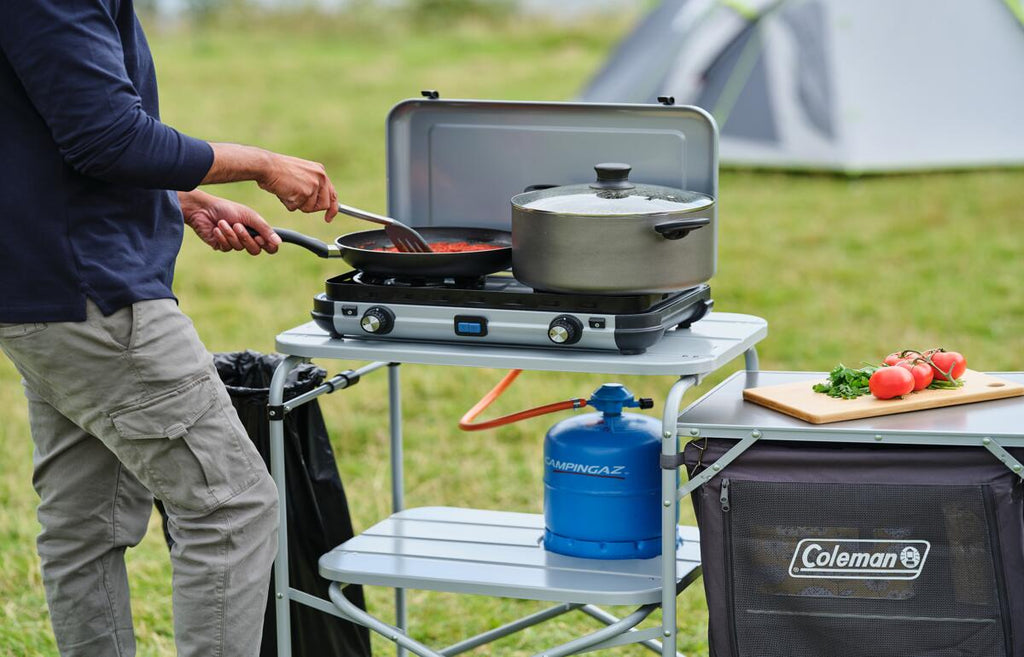 Pakkemål av Gasskoker Camping Kitchen 2 Maxi 2-brenner