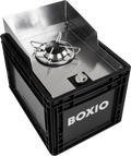 Gasskoker Cook i eurobox-format 1500 W Boxio forfra