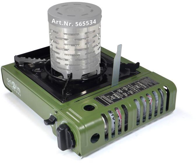 Gasskoker CookHeat 1800W med piezotenning med gassbrenner