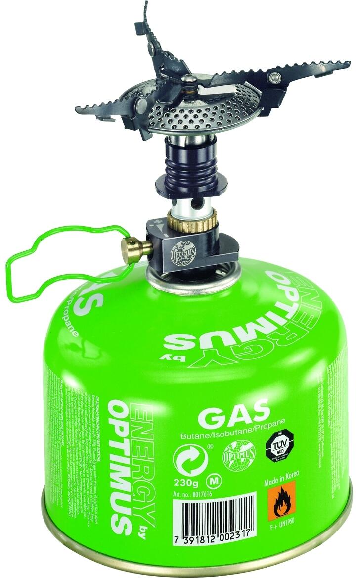 Gasskoker Crux 3000 W sammenleggbar 83 g detalj av brenner