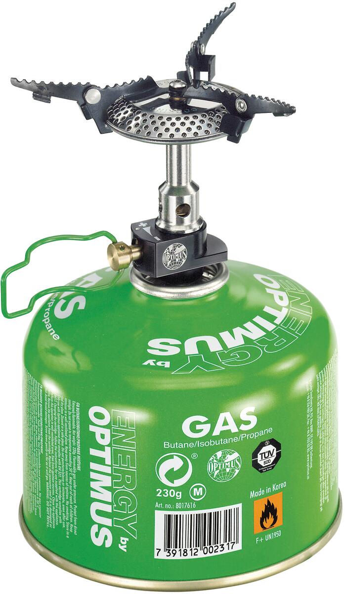 Gasskoker Crux Lite 3000 W sammenleggbar 72 g forfra
