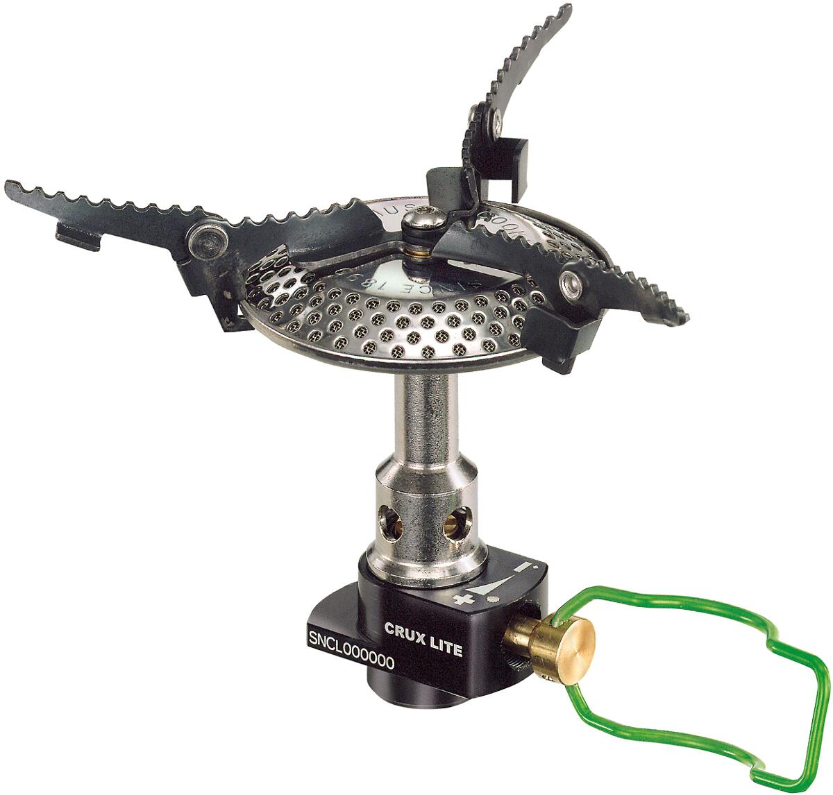 Gasskoker Crux Lite 3000 W sammenleggbar 72 g montert på tur
