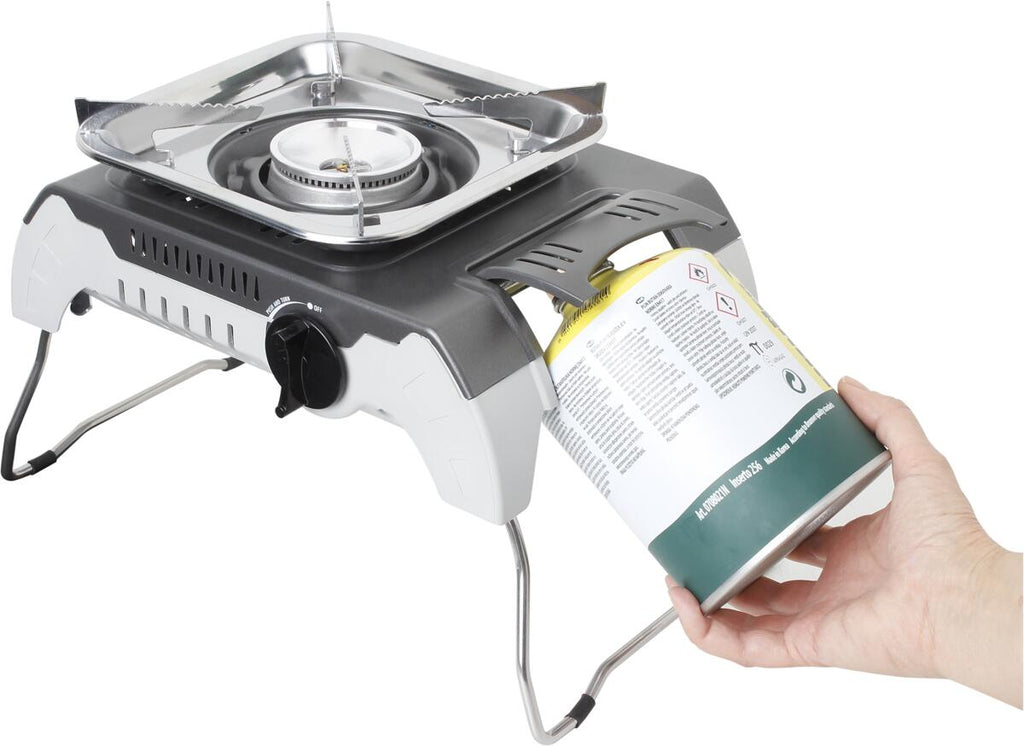 Gasskoker Devil 450 med piezotenning bakside
