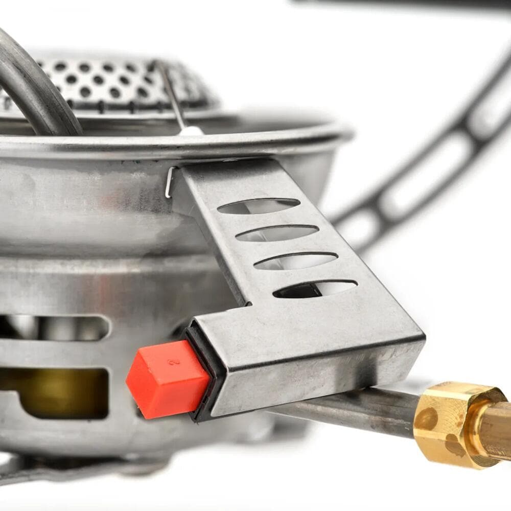 Gasskoker EasyFuel 3000W i bruk under tur
