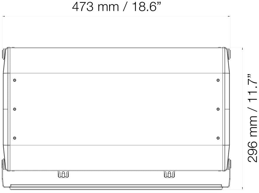 Underside av Gasskoker Kinjia 2-bluss 3000W 295x475mm - Primus