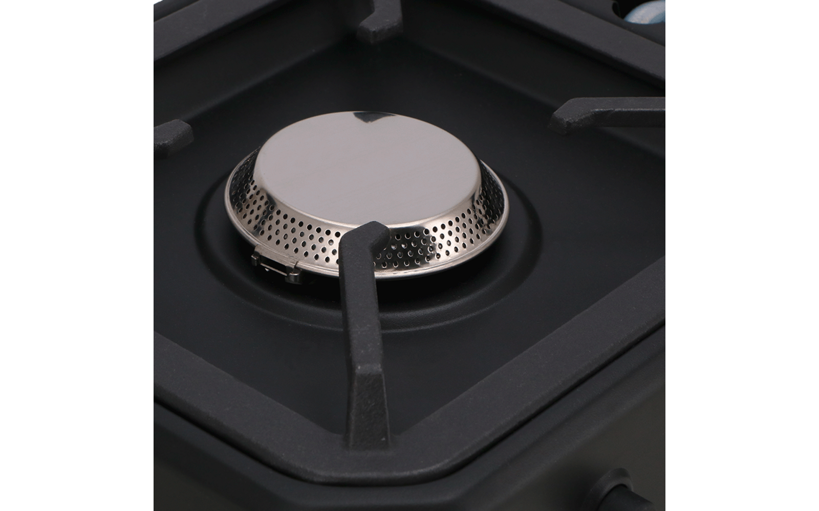 Montert Gasskoker MGC-150 2-brenner 2x 1800 W med grillplate på campingplass