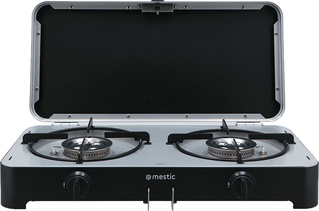 Gasskoker MGCP 1200 2-bluss 30 mbar 5,3 kg forfra