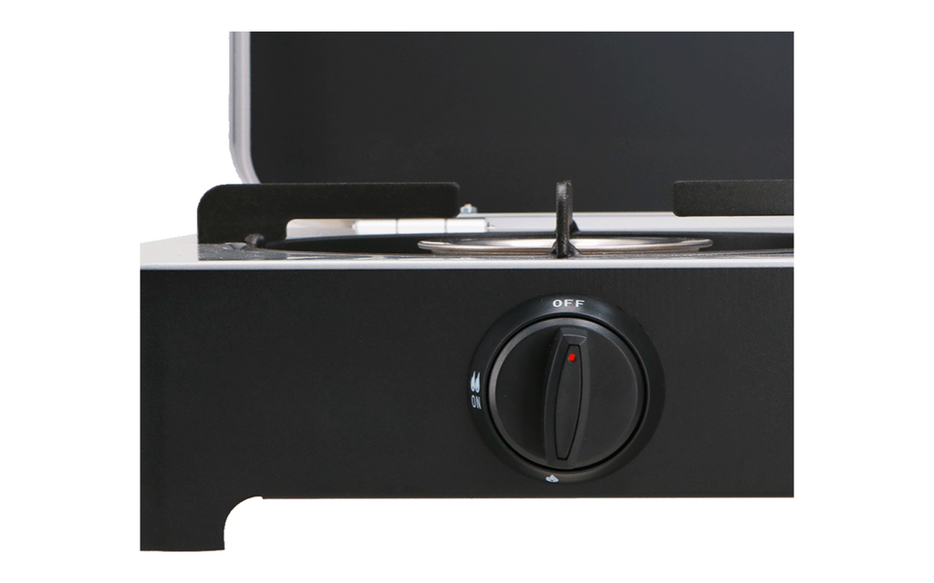 Detalj av bluss på Gasskoker MGCP 1200 2-bluss 30 mbar 5,3 kg