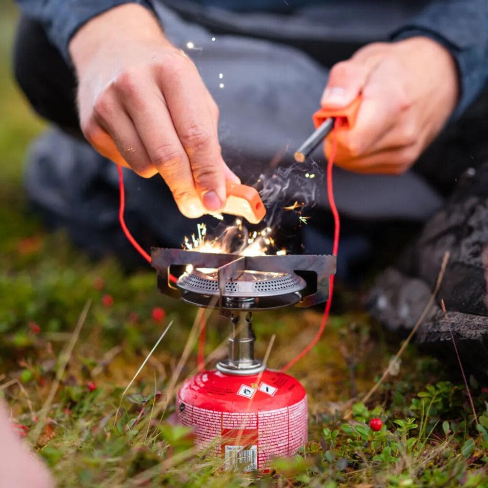 Detalj av brenner på Gasskoker Mimer Stove 2800 W rustfritt stål