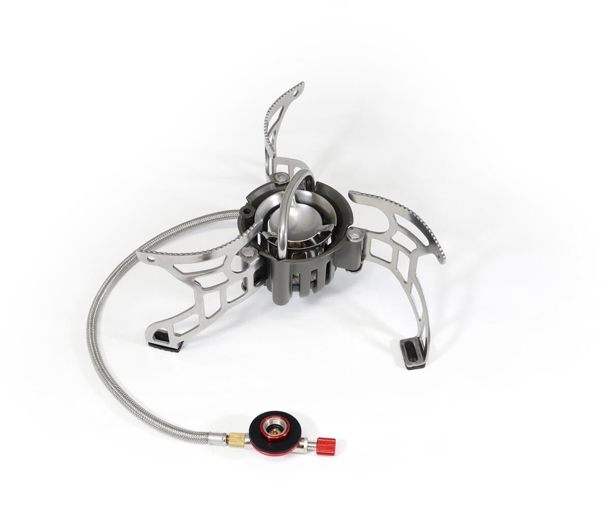 Gasskoker Rugged multifuel 3500W 380 g med brenselsflaske forfra