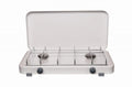 Gasskoker Rumba 2-bluss 50 mbar hvit 3,2 kW for camping