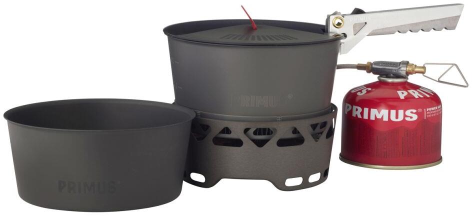Gasskoker-sett PrimeTech 2 x 1.3L front