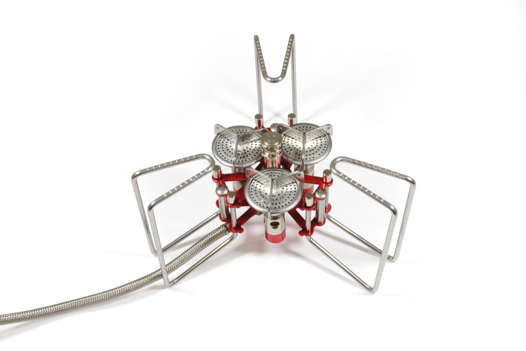 Gasskoker Triple Power 5800W, 355 g, Ø 9 cm sett forfra