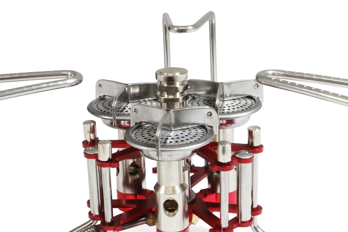 Gasskoker Triple Power 5800W, 355 g, Ø 9 cm sett bakfra