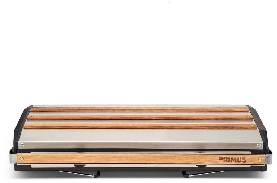 Detalj av brennere på Gasskoker Tupike 2-bluss med piezotenning