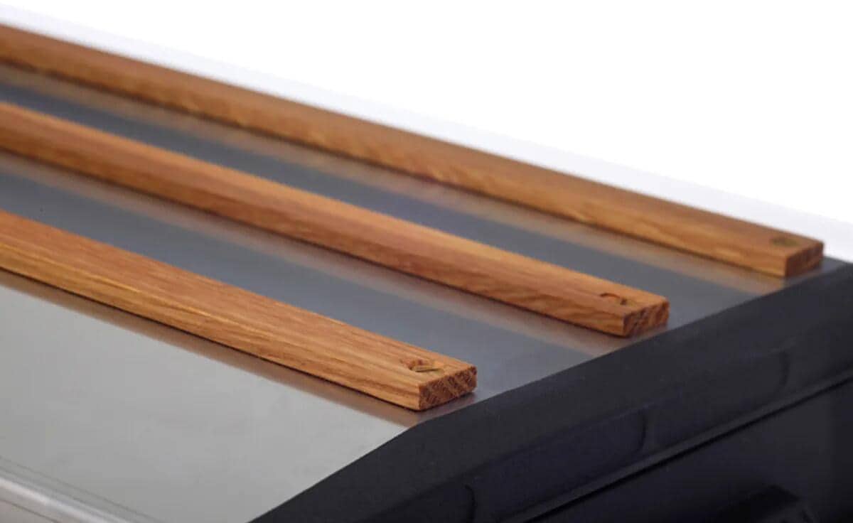 Montert Gasskoker Tupike 2-bluss med piezotenning på campingbord