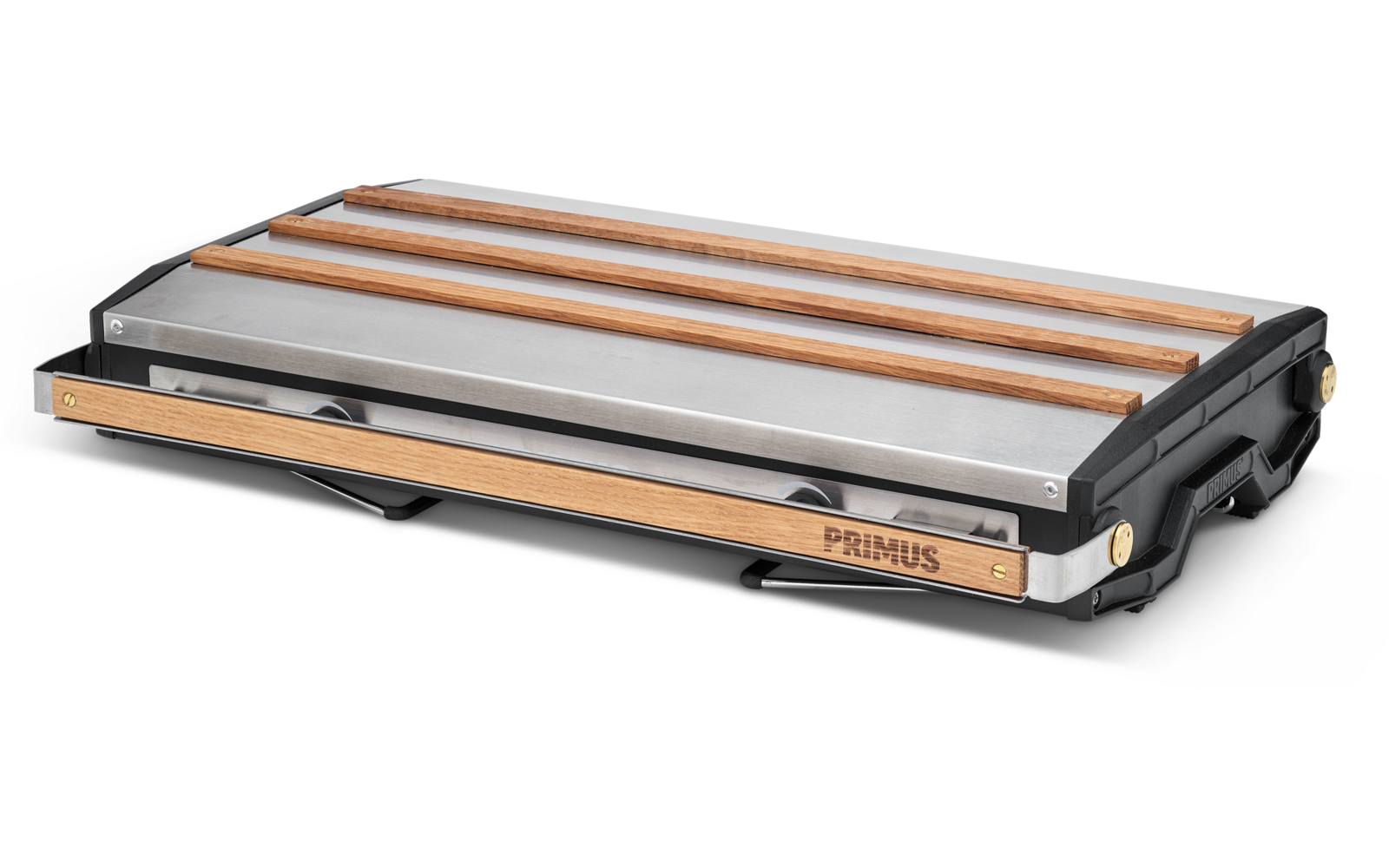 Detaljbilde av Gasskoker Tupike II 2-bluss 2x3000 W stålramme