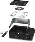 Gasskoker Van Cook FFD BBQ Plate 1,6 kW med grillplate fra Dometic