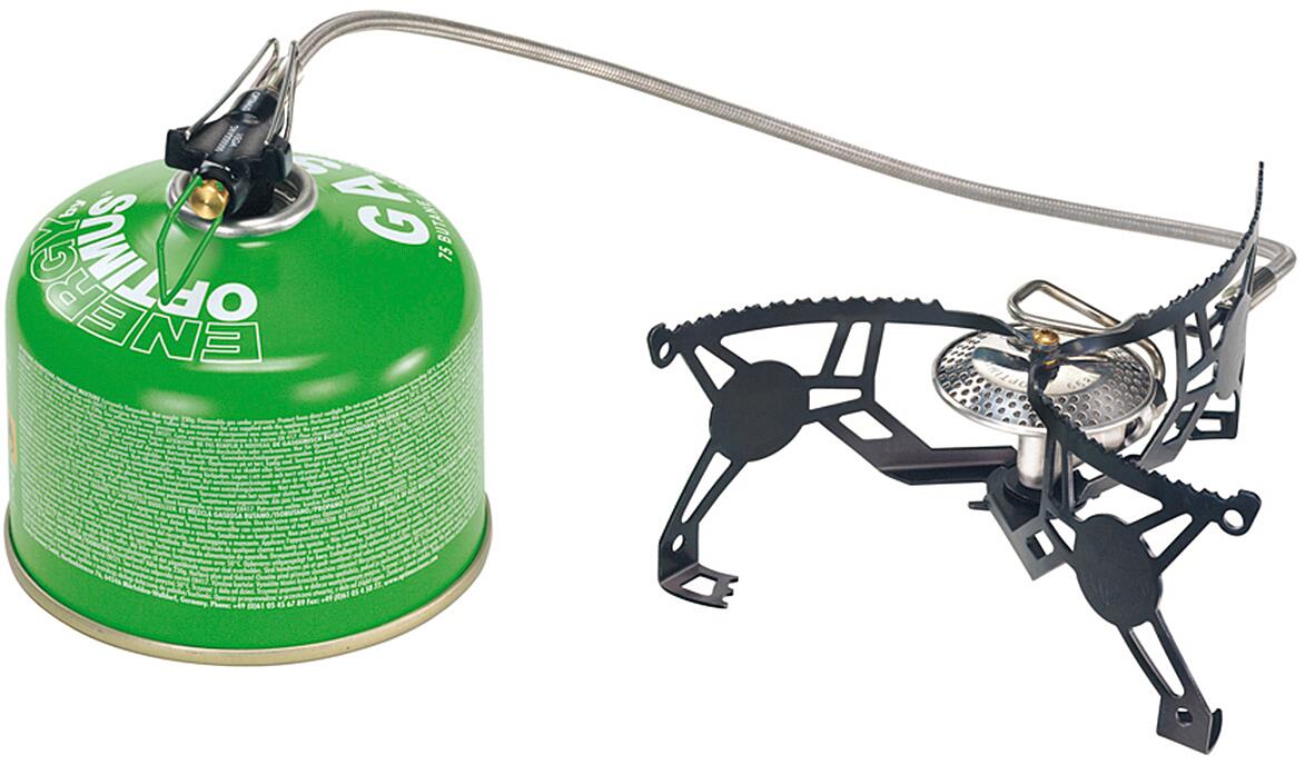 Gasskoker Vega med slange 178 g 2600W 1-bluss forfra