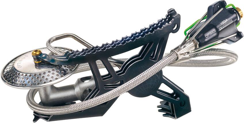 Detalj av ventil på Gasskoker Vega med slange 178 g 2600W 1-bluss