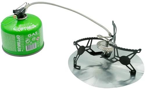 Nærbilde av flamme på Gasskoker Vega med slange 178 g 2600W 1-bluss