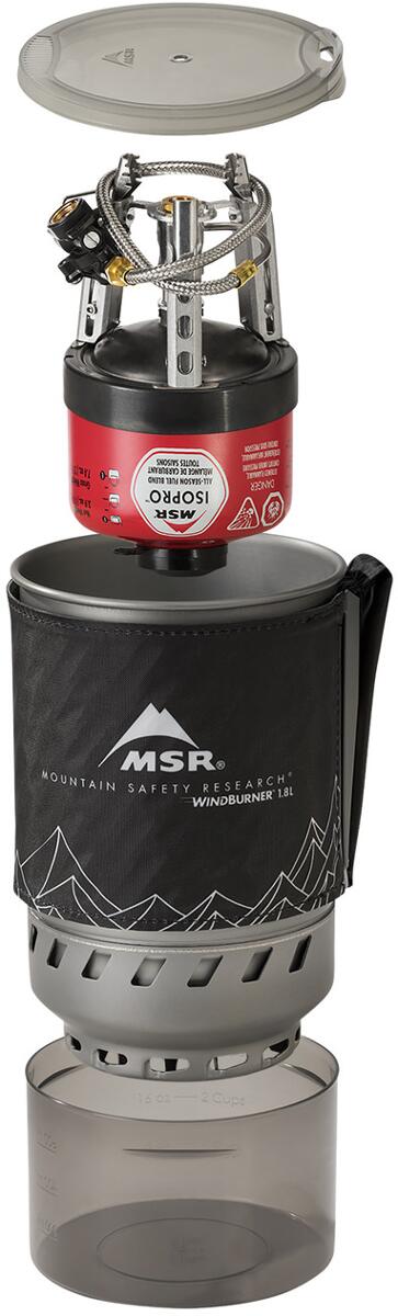 Gasskoker WindBurner Duo kokesystem 1,8 l 600 g sett med lokk