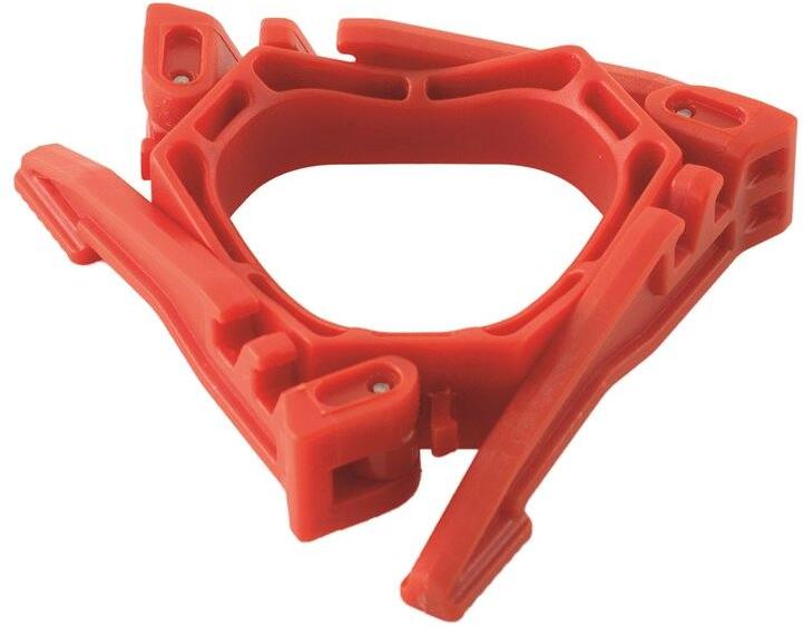 Gasskokerstand for 100-450 g patroner 19x2,1 cm orange detalj av foldbare ben