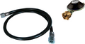 Gasslange 80 cm med G ¼" LH og trykkregulator 50 mbar - Enders for campingbruk