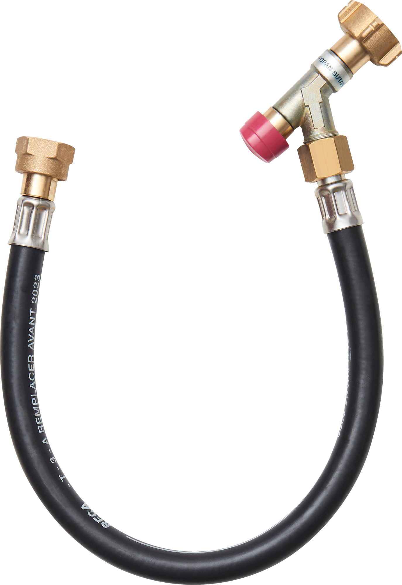 Gasslange med strømningsbegrenser 40 cm 0,3-16 bar - Favex for campingvogn