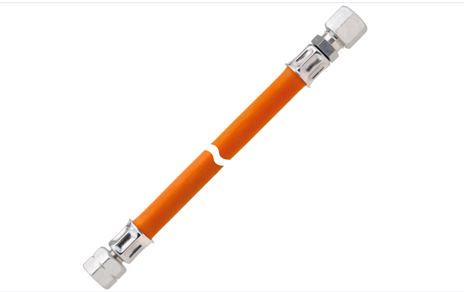 Gasslange mellotrykk gummi G 1/4 LH 1000 mm 10 bar -30 °C fra GOK