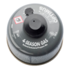 Bakside av Gasspatron 4-Season med skrugjenge og beskyttelseshette 100 g - Optimus