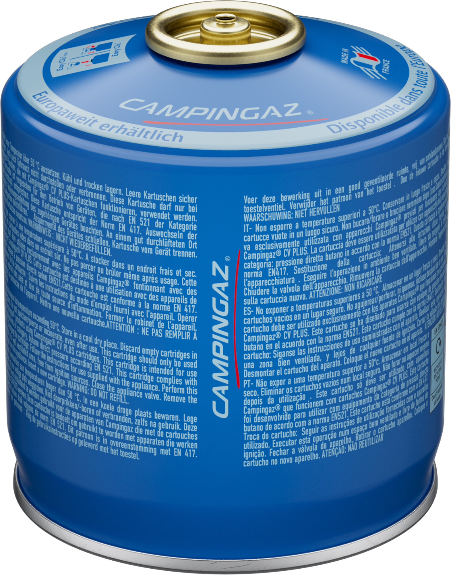 Gasspatron CV ventilpatron butan propan 240 ml Campingaz for campingutstyr