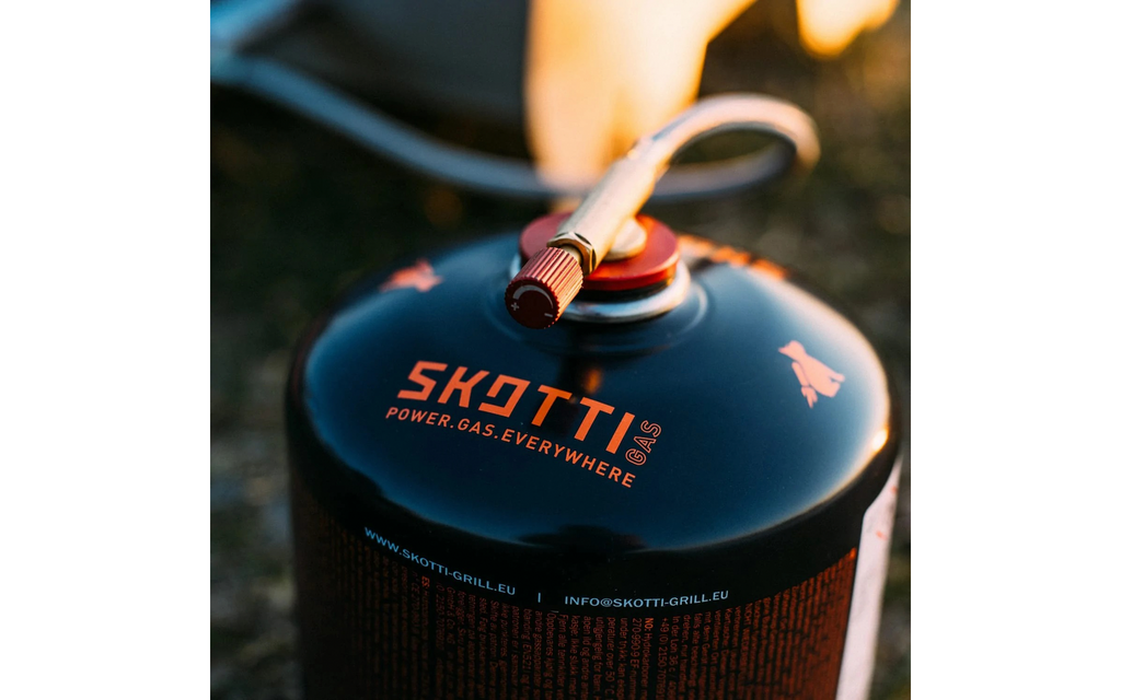 Gasspatron med skrugjenge propan-butan 500 g - Skotti bakside