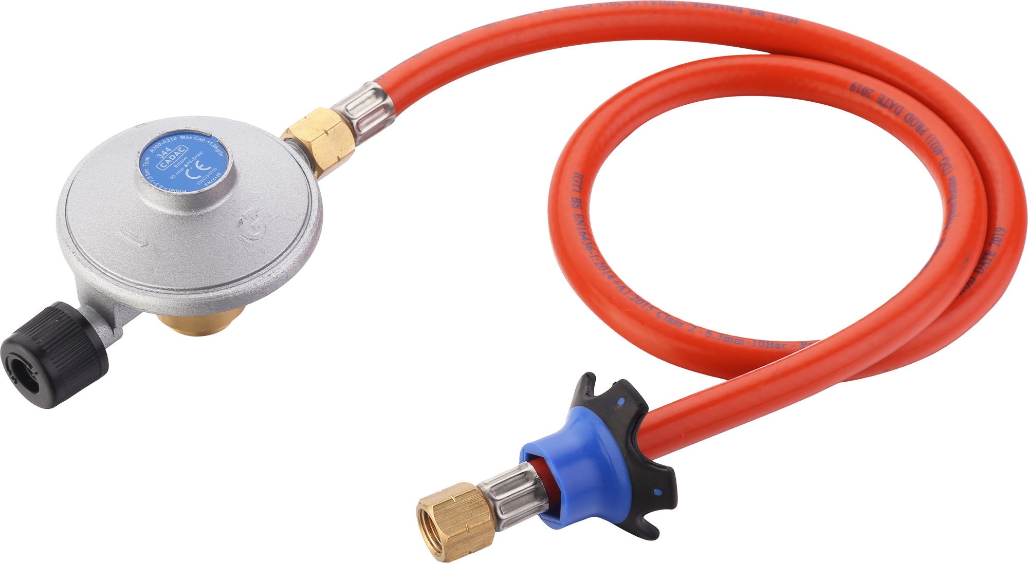 Gassregulator for gjengekartusjer 30 mbar EN417 - Cadac forfra