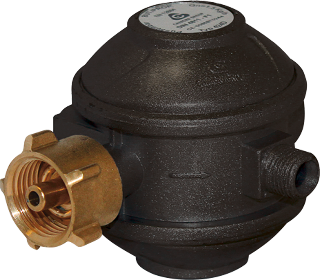 Gassregulator 50 mbar med sikkerhetsventil - Enders front