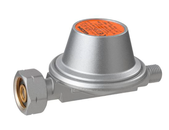 Gassregulator 50 mbar med sikkerhetsventil for Sveits - GOK foran