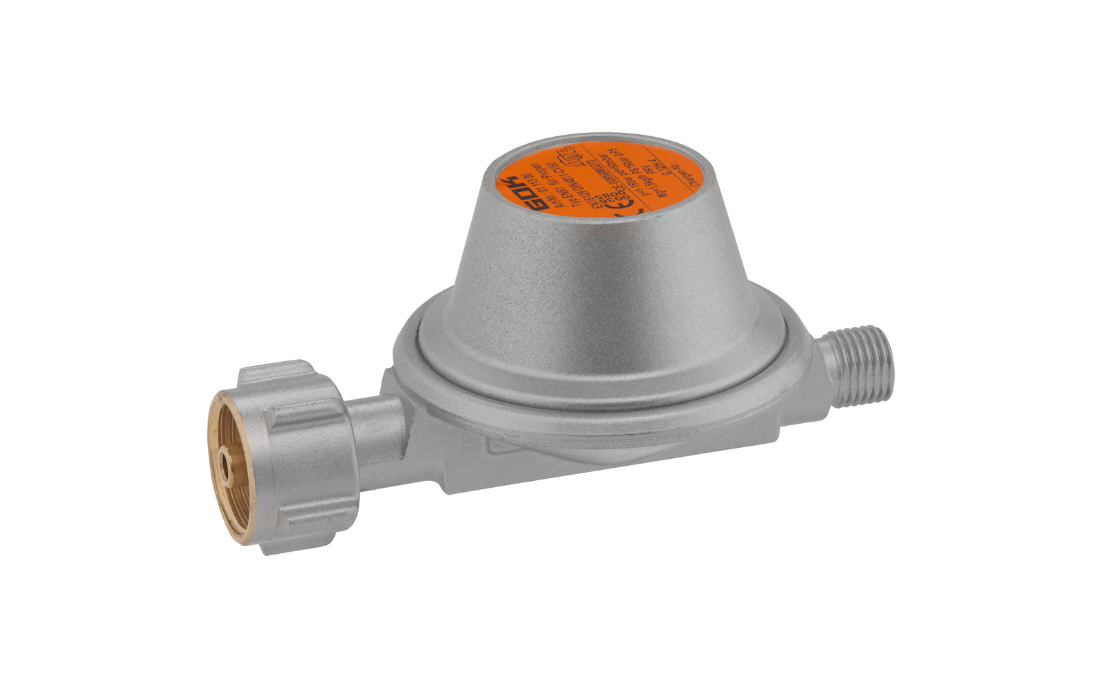 Detalj av Gassregulator Caramatic BasicOne EN61 50 mbar KLF 1,5 kg/t - GOK