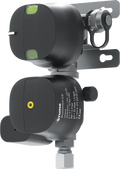 Gassregulator DuoControl CS for toflaskeanlegg front